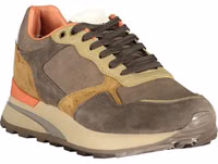 Marrone Polyurethane Men Sneaker 2