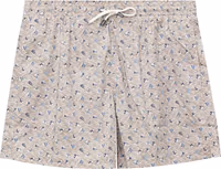 Beige Polyester Swim Shorts 1