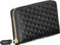 Black Leather Women Wallet 3