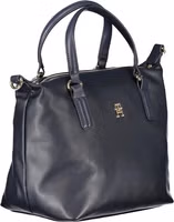 Blu Polyester Women Handbag 3