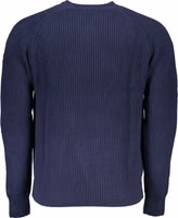 Blue Cotton Men Sweater 2