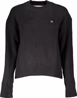 Black Cotton Women's Sweater 1