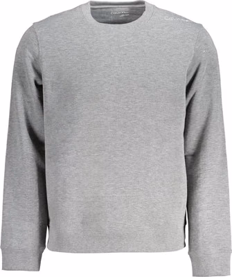 Grigio Polyester Men Sweatshirt