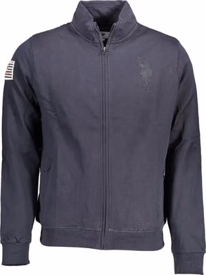 Blue Cotton Men's Sweatshirt