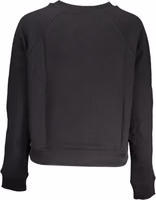Black Cotton Women Sweatshirt 2
