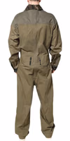 Brown Cotton Stretch Shirt Pants Casual Set 3