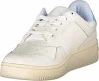 White Polyurethane Women Sneaker 3