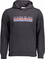 Black Cotton Men's Hoodie 1