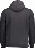 Black Cotton Men's Hoodie 2