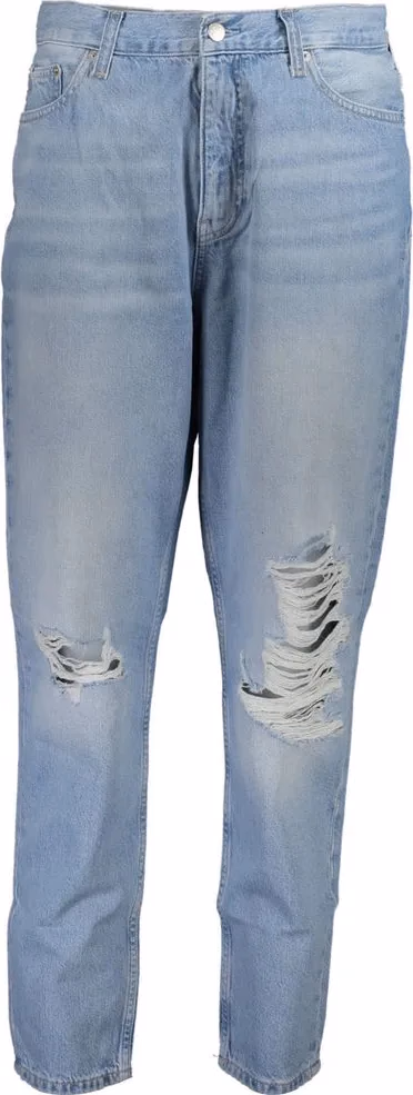 Azzurro Cotton Woman Jeans