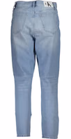 Azzurro Cotton Woman Jeans 2