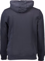 Blue Cotton Men's Hoodie 2