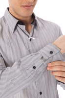 White Cotton Men's Shirt 2