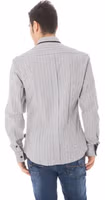 White Cotton Men's Shirt 3
