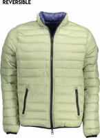Green Nylon Men's Jacket 1