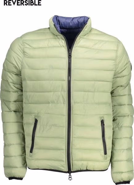 Green Nylon Men's Jacket
