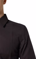Maroon Jacquard Cotton GOLD Men Dress Shirt 4
