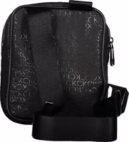 Black Polyester Men Shoulder Bag 2