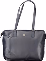 Blue Polyester Women Shoulder Bag 1