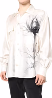 Ivory Silk Long Sleeves Men Casual Shirt 2