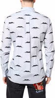 Light Blue Cotton MARTINI Formal Dress Shirt 3