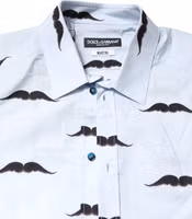 Light Blue Cotton MARTINI Formal Dress Shirt 4