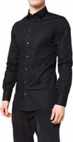 Black GOLD Cotton Long Sleeves Dress Shirt 2