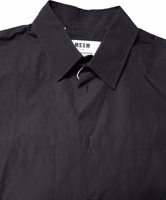Black Printed Short Sleeves Collared Men Casual Shirt 4