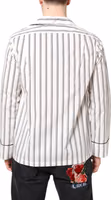 White Stripes Lounge Pajama Sleepwear Shirt 3