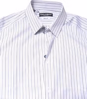 White Stripes GOLD Cotton Formal Shirt 4