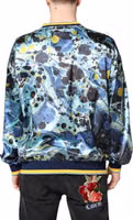 Multicolor Marble Print Men Pullover Sweater 3