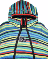 Multicolor Cotton Hooded Pullover Sweater 4