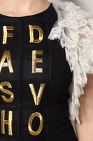 Black Fashion Devotion Embellish Mini Dress 5