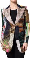 Multicolor Floral Patchwork Jacquard Jacket 1