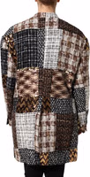 Multicolor Patchwork Button Down Jacket 3