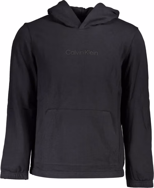 Black Cotton Men's Sweatshirt