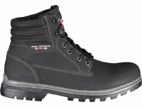 Black Polyester Men Boot 1