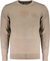 Brown Wool Men Sweater 1
