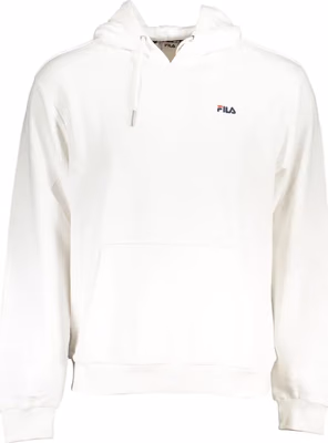 White Cotton Men's Hoodie
