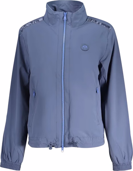 Blue Nylon Women Jacket