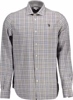 Gray Cotton Men's Shirt 1