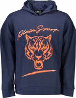 Blue Cotton Men Sweatshirt 1