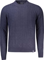 Black Wool Men Sweater 1