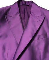 Purple Double Breasted Men Suit Coat Blazer 4