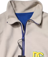 Multicolor Polyester Full Zip Bomber Jacket 3