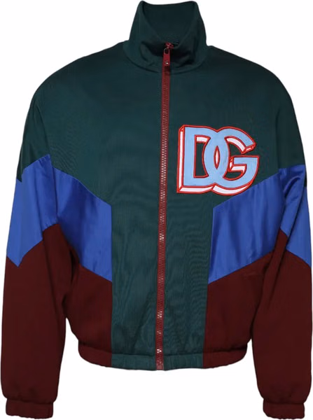 Multicolor Cotton Logo Full Zip Jacket