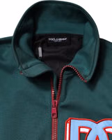 Multicolor Cotton Logo Full Zip Jacket 3