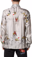 Multicolor Silk Printed Button Down Shirt 3