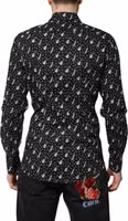 Black GOLD Instrument Embellished Shirt 3