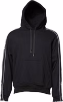 Black Cotton Logo Hooded Sweatshirt Sweater 1